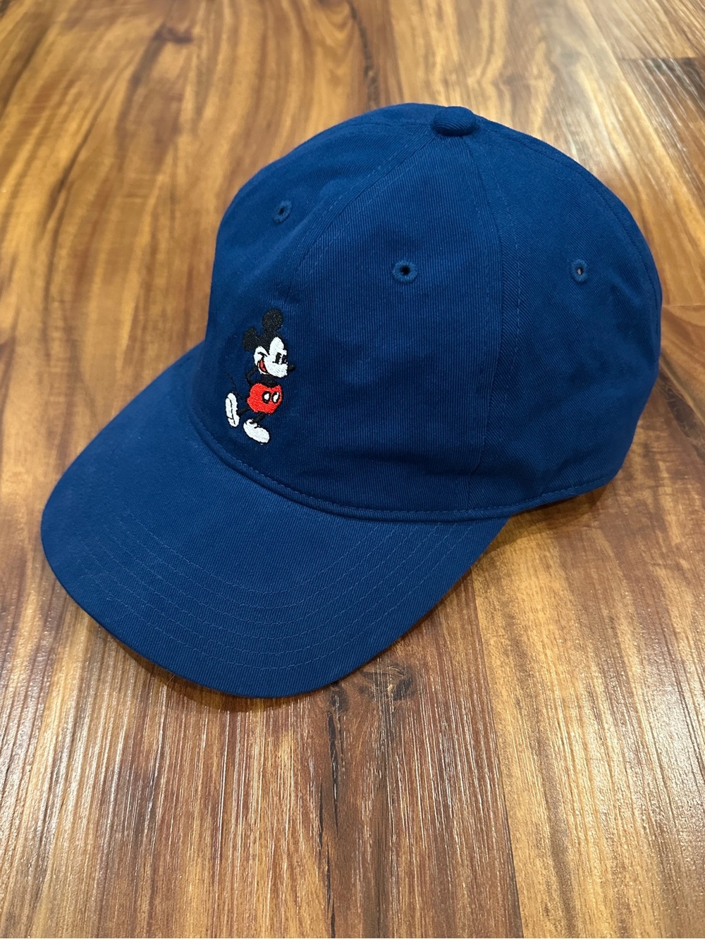 Disney Navy Blue Hat with Embroidered Mickey